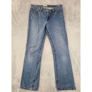Wrangler Jeans Womens‎ 7/8x34 Blue Denim Cash Cowgirl Cut Western